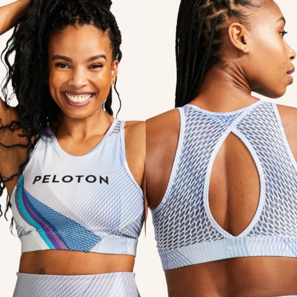 Peloton WITH Sails Logo Sports Bra Size Small
